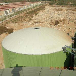 China White PVC foil Single Membrane Biogas Cover Flame Resistant wholesale