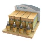 Countertop Essential Oil Display Rack Bamboo Wooden Essential Oil Display Stands