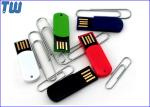 Personalized Plastic Paper Clip Stick 8GB USB Thumbdrives Flash
