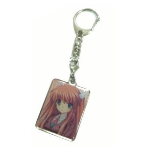 Laser Engraving Personalized Metal Keychains , Die Casting Custom Shaped