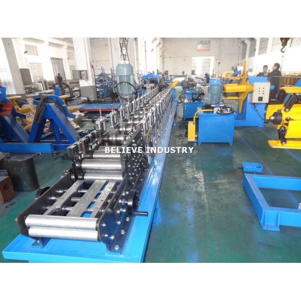 Servo Flying Cutting Stud And Track Roll Forming Machine High Speed CE Certificated