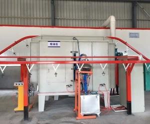 China 380V/50HZ Dust Blowing System Powder Spraying Chamber Hanging Conveying Mode wholesale