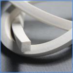 Environmentally Friendly Silicone Foam Rubber Sealing Strip Odourless For