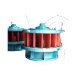 Vertical Water Power Turbine Stainless Steel Runner Material Layout Pattern