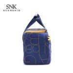 Simple Zipper Recycled Portable Insulated Washable Canvas Lunch Bag