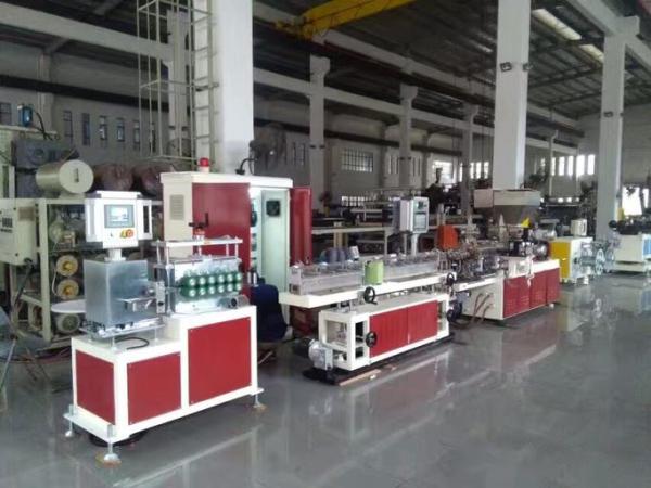AF20 Razor Lubrication Strip Extrusion Production Line , Twin Screw Plastic