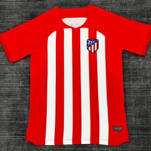 China 100% Polyester Football Team Jersey Tear Resistant Fan Striped Soccer Jersey wholesale