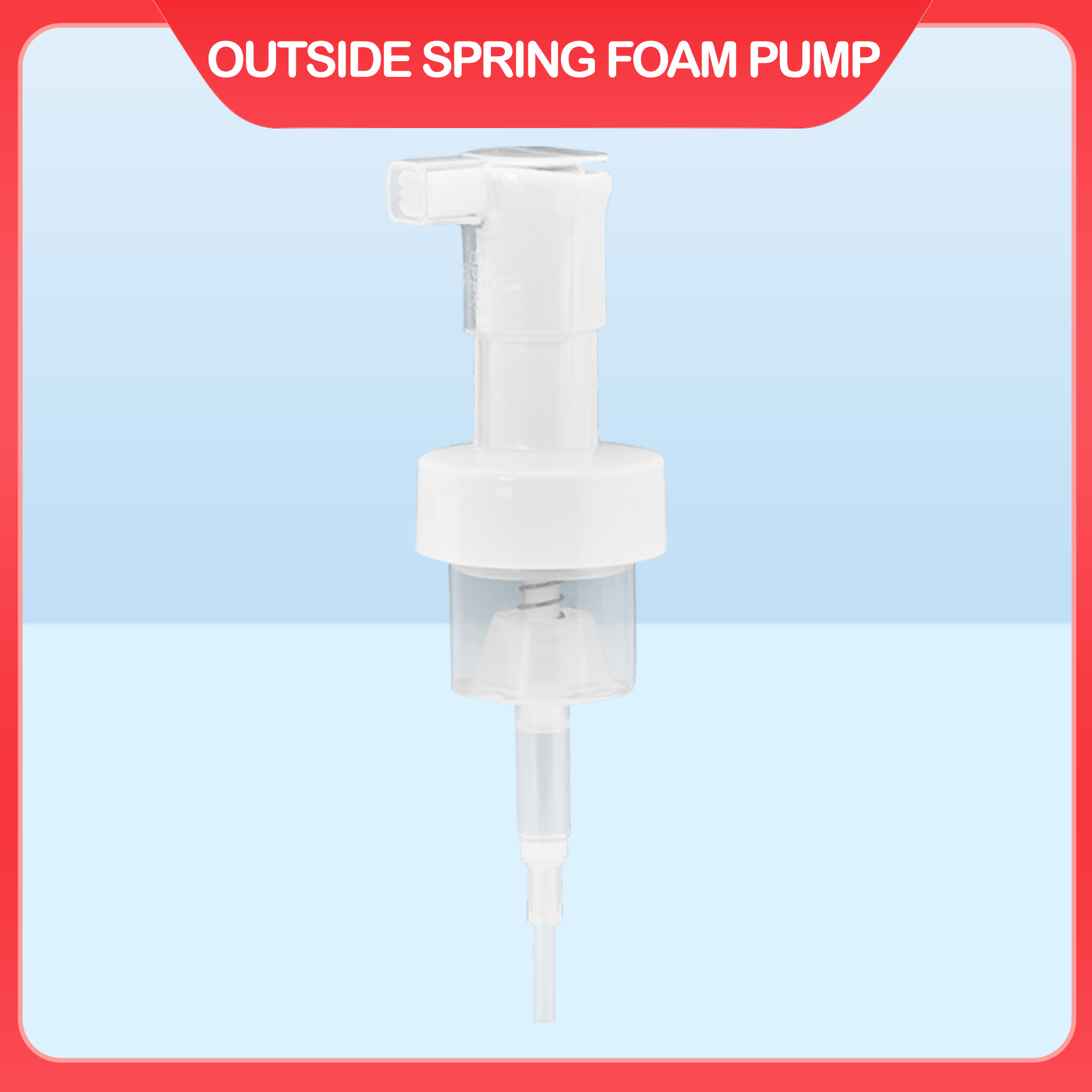 Plastic Hand Lotion Pump With 2.0MM Gasket And Pump Dispensing Method