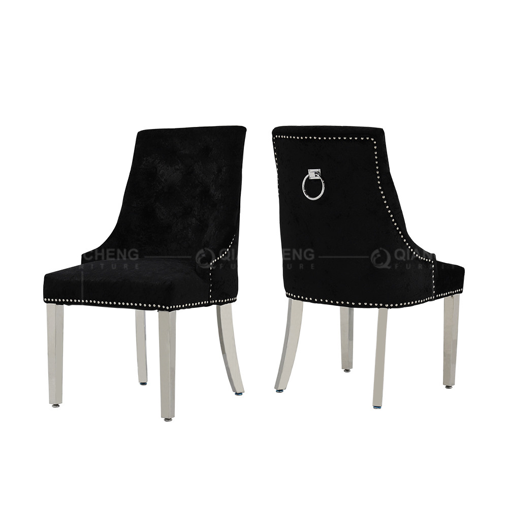 Qiancheng Velvet Modern Dining Chair