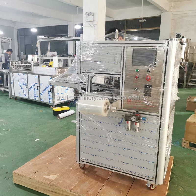 Convenient Soap Stretch Film Shrink Packaging Machine for Bags Air Pressure Round Bar