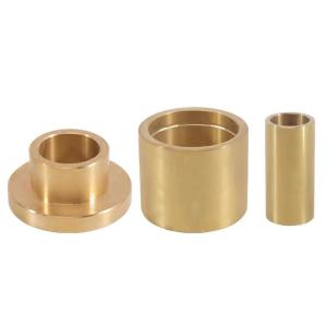 China CuSn5Pb5Zn5 Bronze Graphite Bushing Oilless Bushes with High Pressure Resistance wholesale