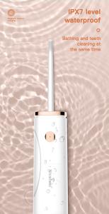 China Rechargeable Portable Dental Water Flosser 30-100psi Waterproof Style wholesale
