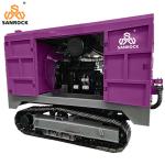 Steel Crawler Diesel Screw Air Compressor High Pressure Rotary Screw Air