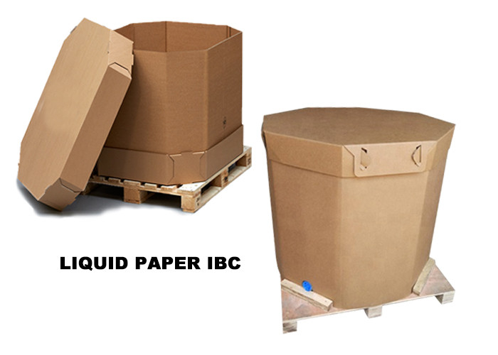 Foldable Vegetable Oil IBC Tank 1000 Liter Flexible Food Grade Packaging Boxes