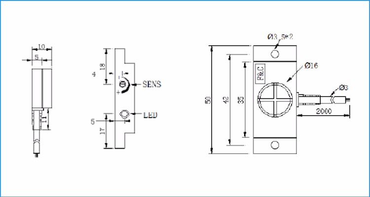 Non-metallic detection capacitance proximity switch, npn liquid level capactive proximity sensor.jpg