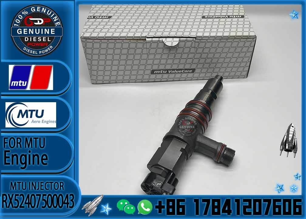 Diesel Engine Fuel injector common rail parts injector RX52407500043 FOR MTU 4000 ENGINES