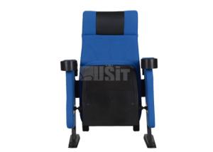 China Blue Acrylic Fabric Cinema Chair Theater Movie Seating For Commercial Use wholesale