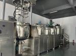 SUS304 SUS316 Vacuum Mixer Homogenizer , Leakproof Cosmetic Manufacturing