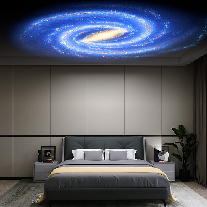 Portable Solar System Planetarium Projector , Rotating Nebula Night Light Projector