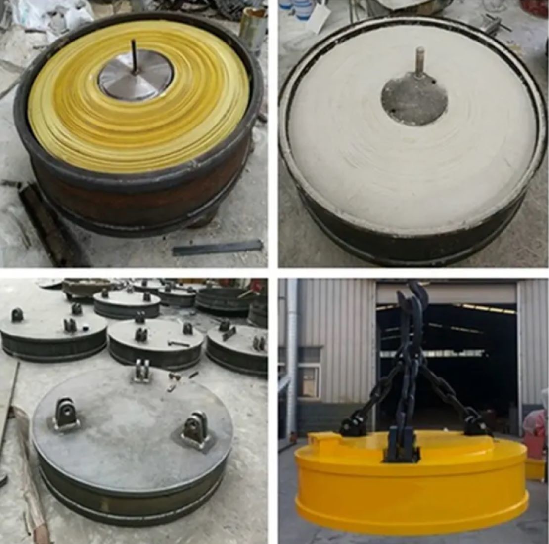 ISO Excavator Attachment / Excavator Electromagnet For Excavator Doosan