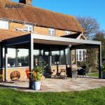 Electric Waterproof Pergola Roof Canopy Bioclimatic Retractable Aluminum Pergola