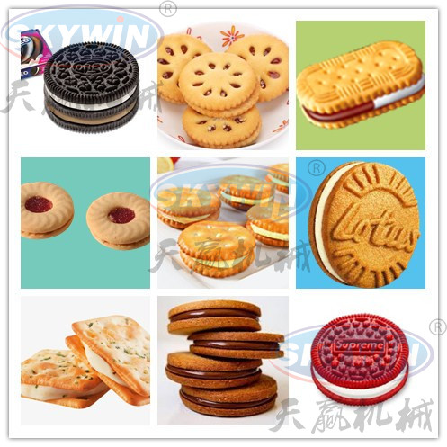 Automatic Ice Cream Sandwich Biscuit Cookie Making Machine Bakery Equipment