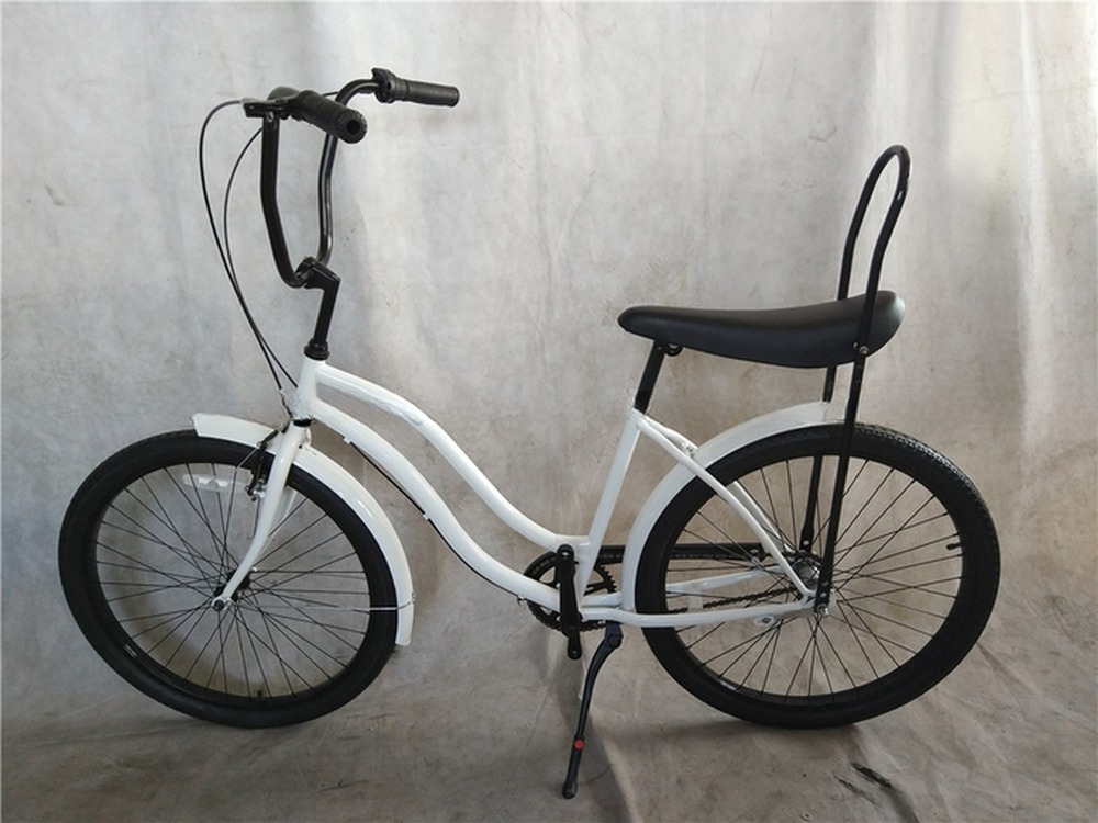 26 Inch 3 Speed Adult Classic Lowrider Bike Beach Cruiser Bicycle with 1.8m Length
