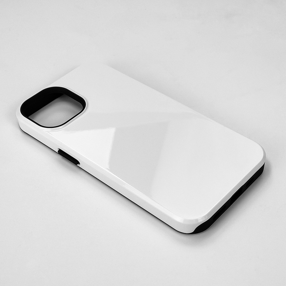 TPU Protective Sublimation 2 In 1 PC Coated Tough Case For IPhone 16 15 14