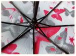 Manual Open Custom Travel Umbrellas Butterfly Flower Print Water Resistant