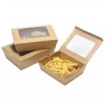 One Time Ice Cream Flexo Offset Kraft Paper Bowls Disposable kraft Paper Salad