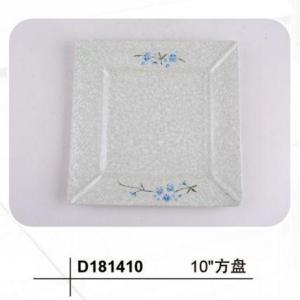 China Black Melamine Soup Plate 8 Inch with Customized Logo Acceptable wholesale