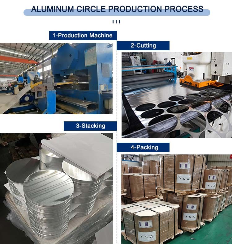 3003 Aluminum Alloy Disc Kitchen Utensils Circles 80 - 1000mm