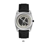 Japan Miyota 6P28 Leather Strap Watches Mens 3 ATM Watch Stainless Steel Case