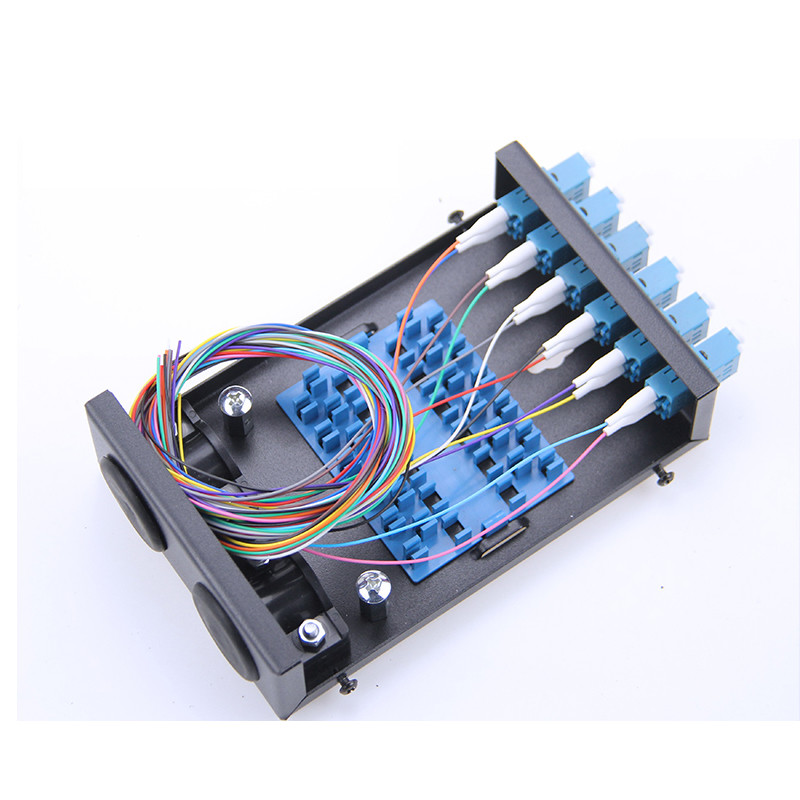 Indoor 12 Cores FC SC LC 6 Port Wall Mount Patch Panels