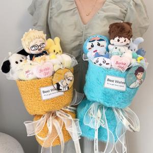 China Anime Haikyuu!! Volleyball Boy Plush Doll Bouquet - Creative 2D Gift for Boyfriend/Husband, Qixi Valentine's &amp; Birthday Present wholesale