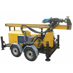 China Manufacturer of DFQ-150W 150m Trailer Rock DTH down-to-hole Water Borehole Drilling Rig Machine wholesale