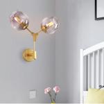 Post modern magic bean double head glass bubble cover villa hotel corridor