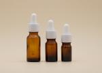 Amber Empty Essential Oil Bottles Color Coating White Ceramic Dropper Bottle
