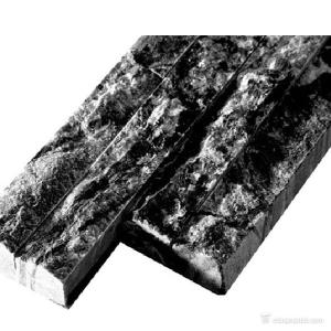 China Black Wooden Vein Cultured Marble Stone Ledge Panel For Wall Decoration wholesale