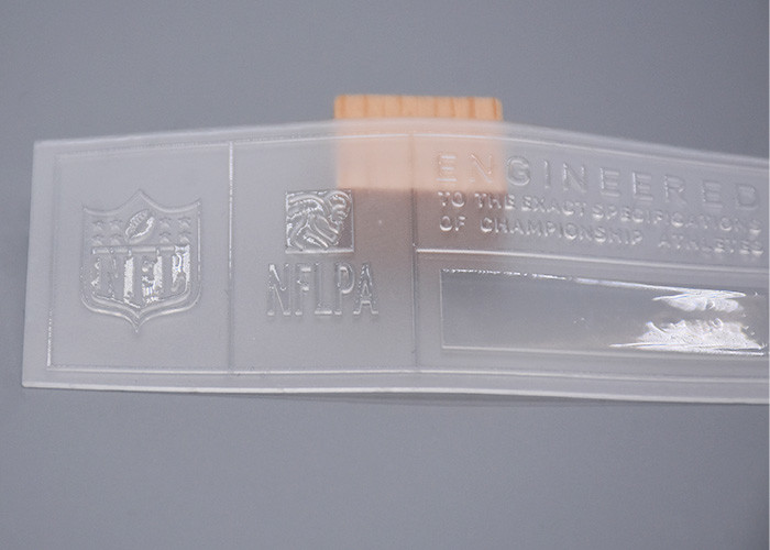 Customized Transparent TPU Printing Shiny Silicone Logo For Clothing