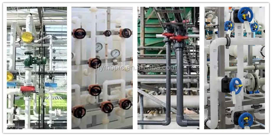 STANDARD Thickness 2 Inch Plastic Double True Union PVC Ball Valves with ABS Handle