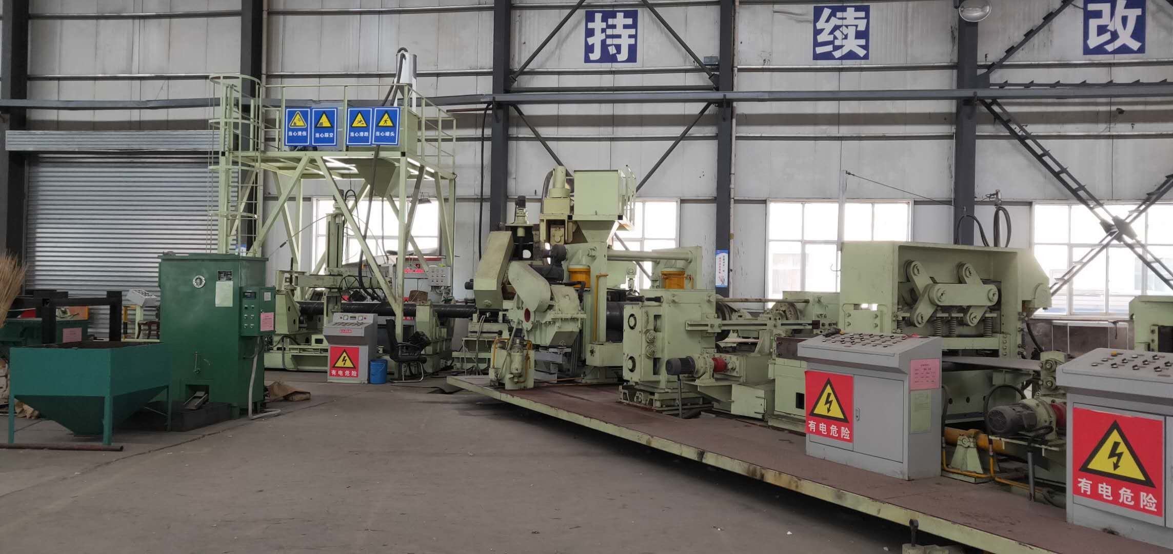 Advacned Carbon Steel Pipe Mill , 6-20mm Thickness Welded Pipe Production Line