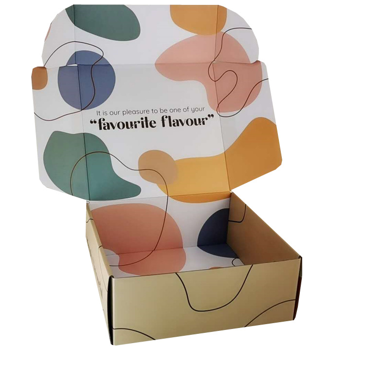 Collapsible Corrugated Gift Box Dustproof For Clothes Packaging