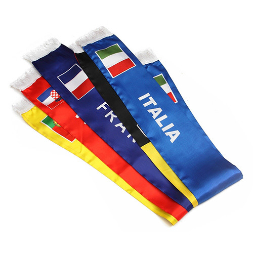 Qatar Espana Brazil Portugal France Football Fans Scarves Custom Apparel