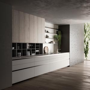 China Luxury Lacquer Kitchen Cabinet Modern White Kitchen Cabinets Customized wholesale