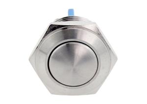 China Stainless Steel Oxidation Resistant Anti Vandal Push Button Switch 250VAC wholesale