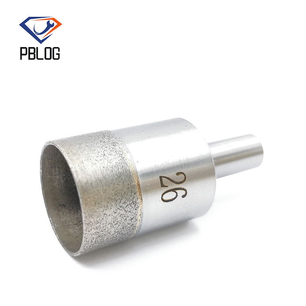 OEM Diamond Glass Drill Bits Sintered Straight Shank 12MM Diameter