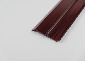 China Air Conditioner Usage PVC Building Profile Dark Wooden Effect Designed wholesale