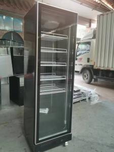 China R290 Single Door Upright Fridge Commercial Beverage Display Refrigerator wholesale