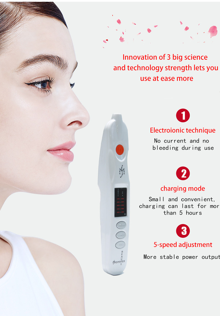 Plasma Eyelid Lifting Beauty Skin Rejuvenation Machine 220V For Wart Nevus Removal